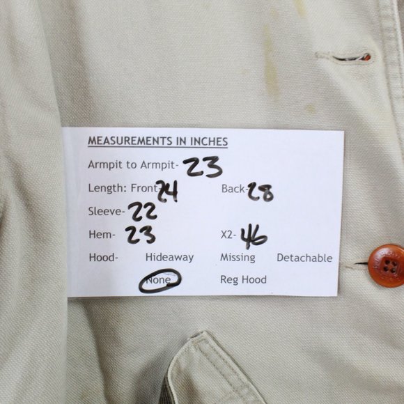LL BEAN Classic Button Down Barn Jacket Size M - Picture 12 of 12